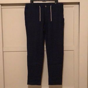 Zara Man- Navy Linen Pants